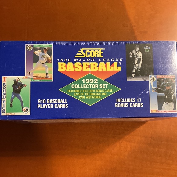 1992 Score Major League Baseball Collector Set Factory Sealed - Picture 3 of 6